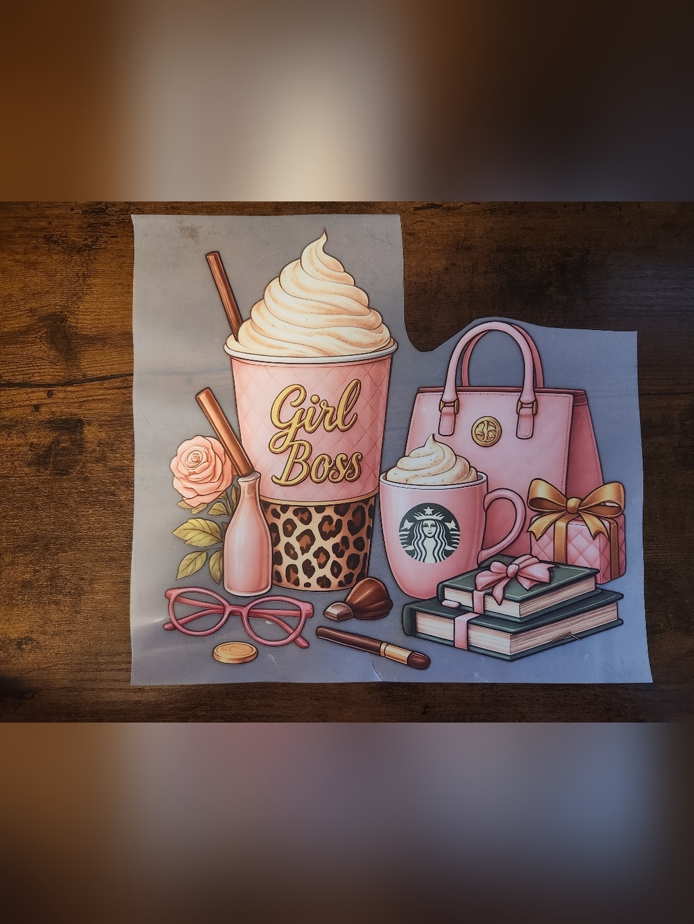 "GIRL BOSS" DTF TRANSFER IMAGE